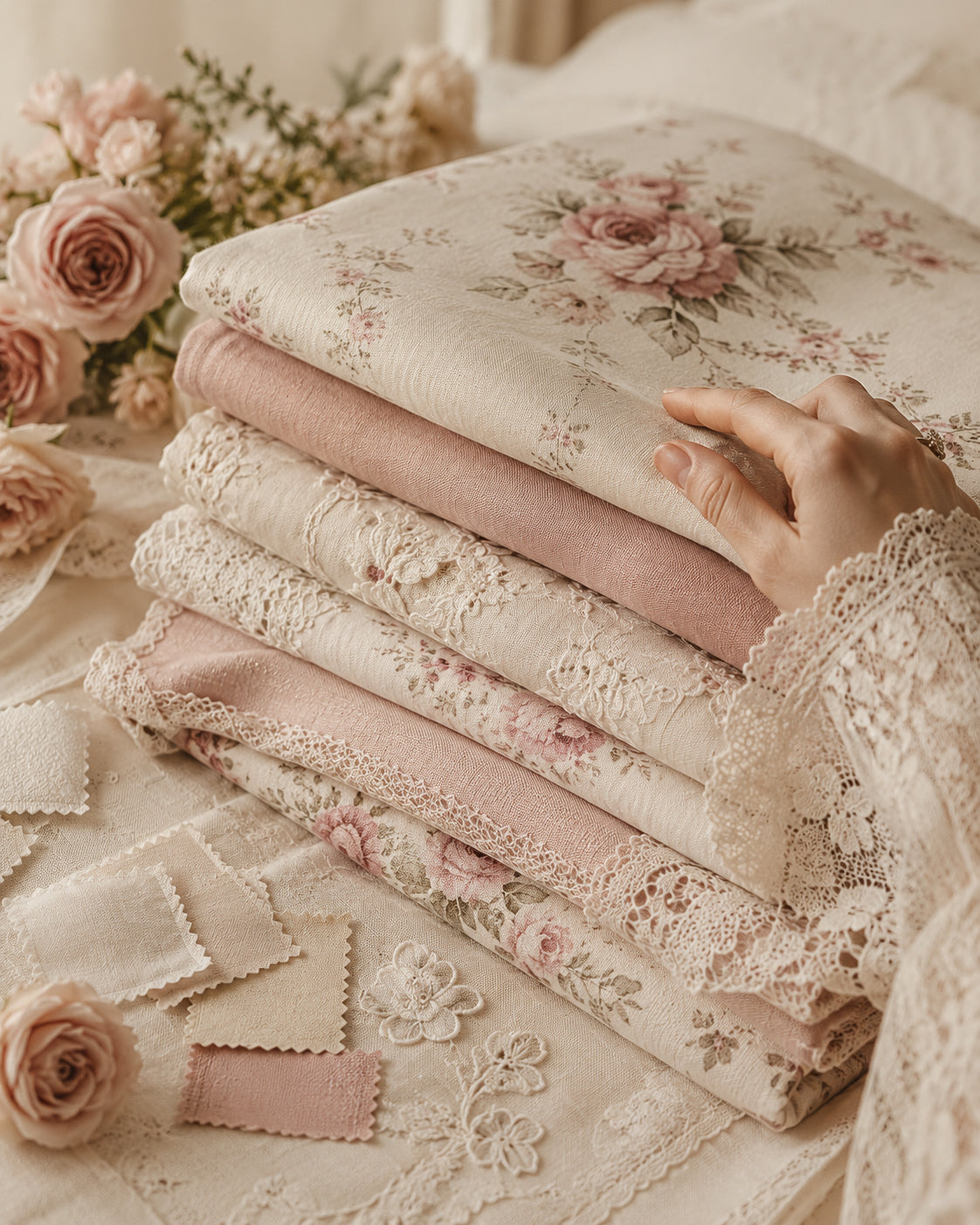 Soft palettes are carefully balanced for the bedroom.