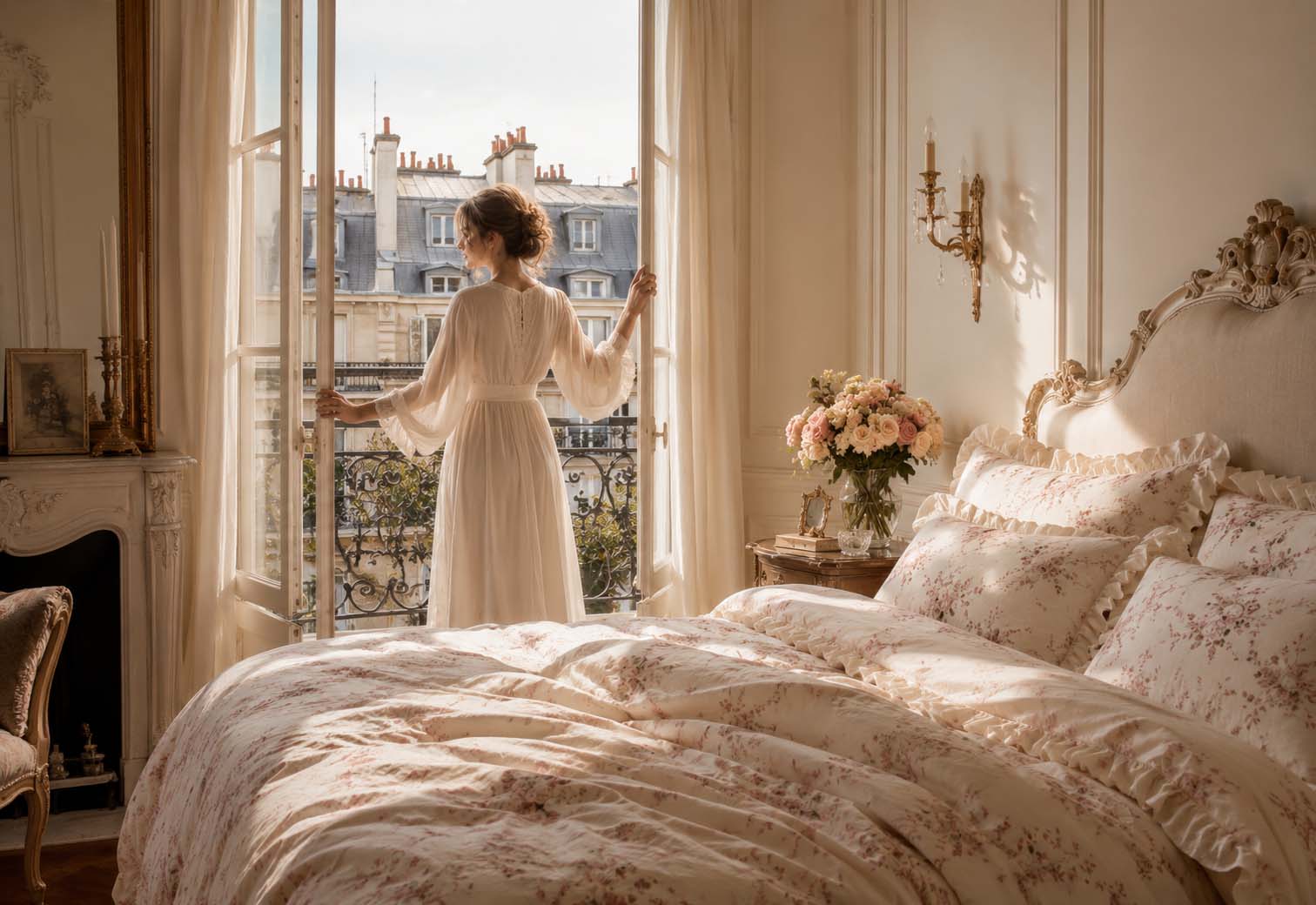Inspired by the Romance of French Bedrooms