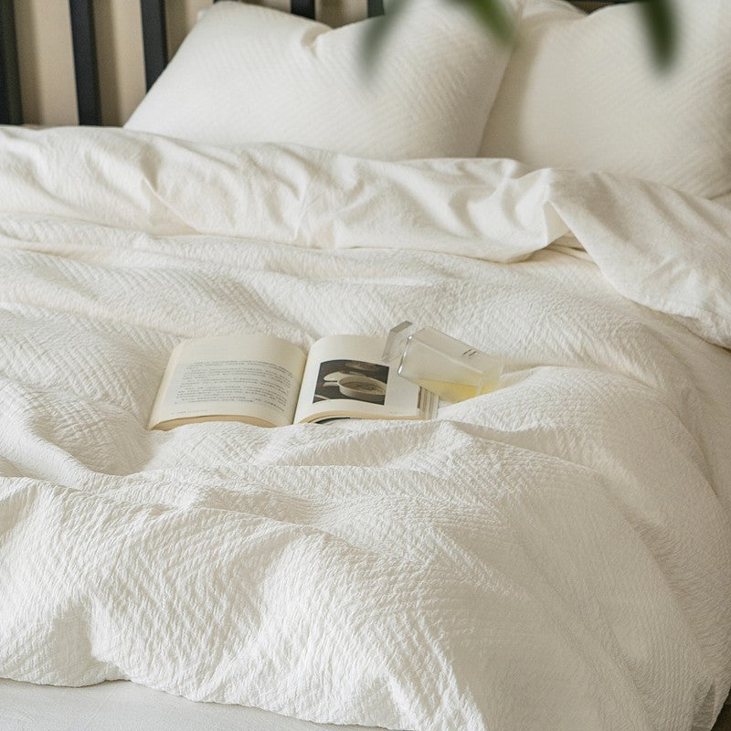 Aurelie Home Luxury Washed Cotton Bedding Set